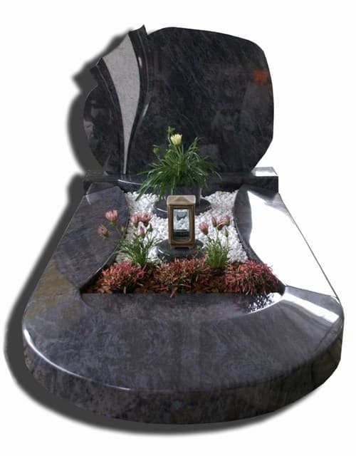 Enojni elegantni klasični nagrobni spomenik iz granita.